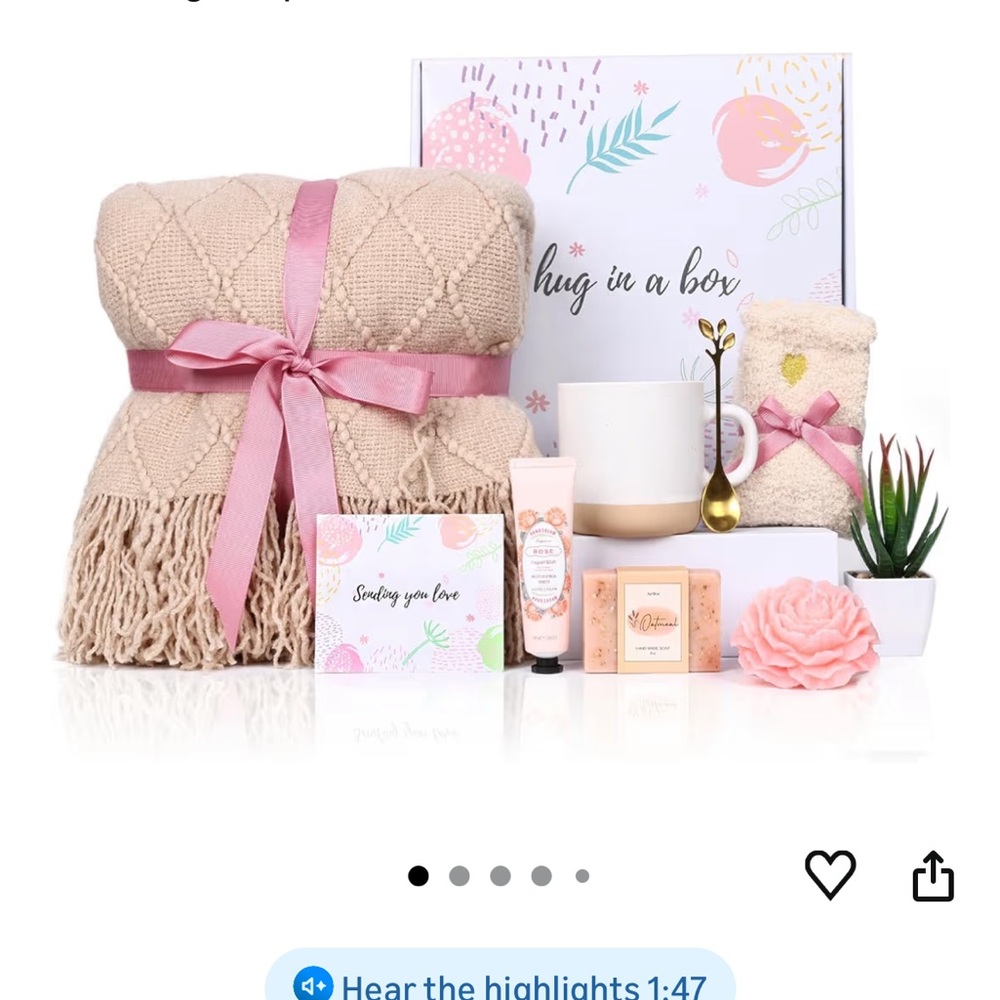 Cozy Gift Set with Blanket and Mug